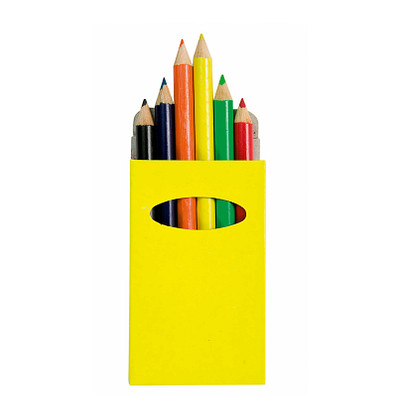 Buntstifte 6-teilig, Gelb