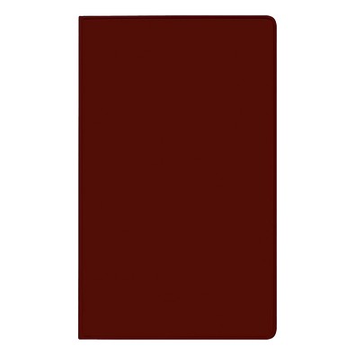 Taschenkalender Pocketdata RedLine mit geheftetem Kalendarium 2027, bordeaux