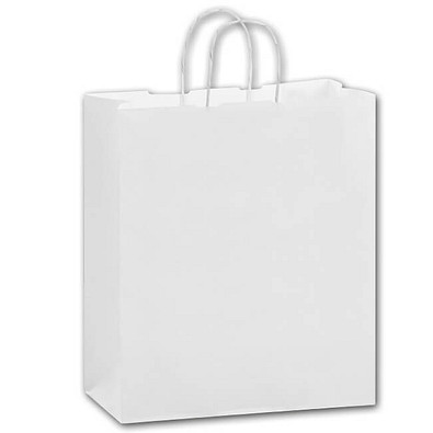 Papier-Tragetasche, groß, weiß