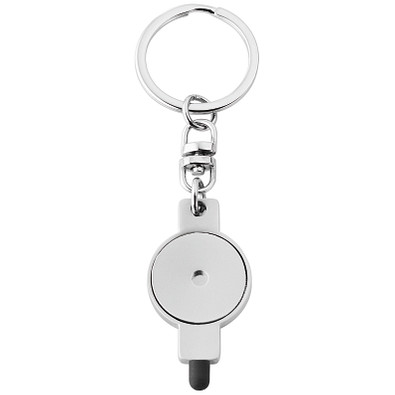 METMAXX® 2-in-1 Schlüselanhänger Shop smart, silber METMAXX® 2-in-1 Schlüselanhänger Shop smart, silber