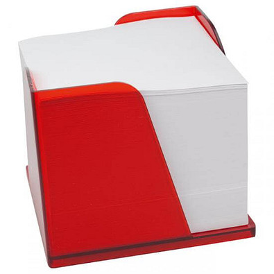 Zettelbox Pfiff, rot-gefrostet