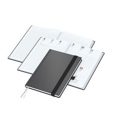 Geiger-Notes Wochentimer / Notizbuch A5 Vision-Hybrid 2027, White