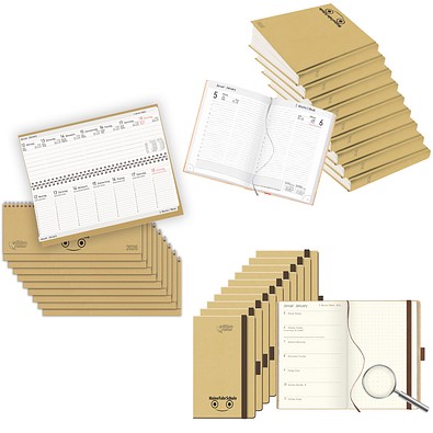 Kalender Set Nature 30-teilig 2027, inkl. Druck, natur