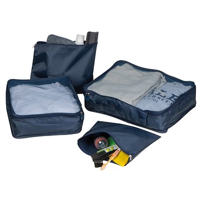 4-teiliges Travelset Belmont,dunkelblau