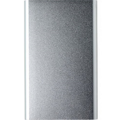 4000 mAh Powerbank aus Aluminium, silber