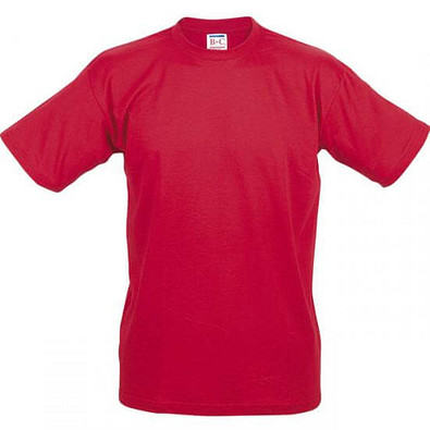 B&C Collection Unisex T-Shirt, rot, L