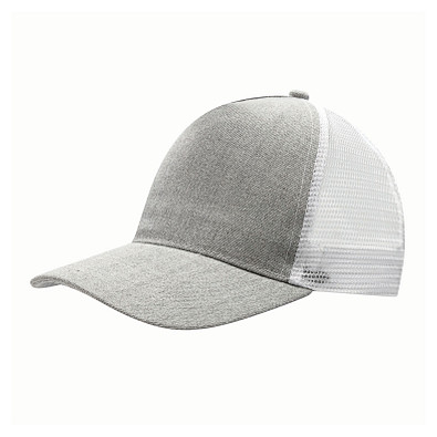 5-Panel-Cap CASUAL FIT,grau, weiß