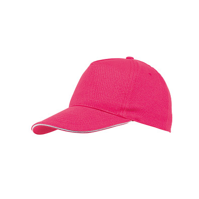 5-Panel-Sandwich-Cap WALK,pink