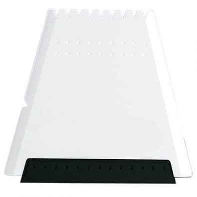 Eiskratzer Trapez, weiß/schwarz