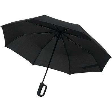 Vollautomatischer Windproof-Taschenschirm SCIROCCO,schwarz