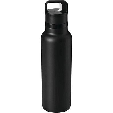 Vakuum-Isolierflasche TRAVELCLICK,schwarz