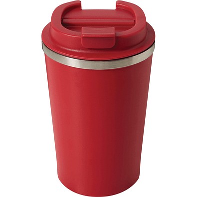 Vakuum-Isolierbecher VELOMUG,rot