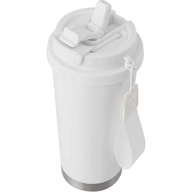 Vakuum-Isolierbecher MUG2GO,weiß