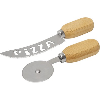 Pizza-Schneide-Set DUOSLICE,silber