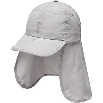 6-Panel-Baseball-Cap FLEXVEIL,grau