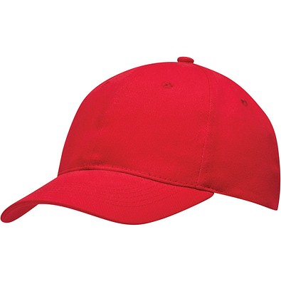 6-Panel-Baseball-Cap COTTURE,rot
