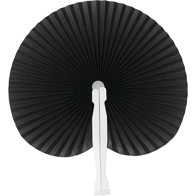 Faltbarer Fächer PEACOCK,schwarz