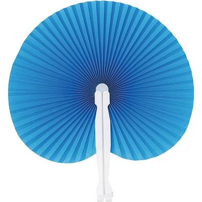 Faltbarer Fächer PEACOCK,blau