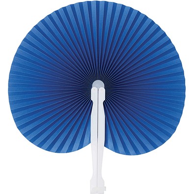 Faltbarer Fächer PEACOCK,dunkelblau