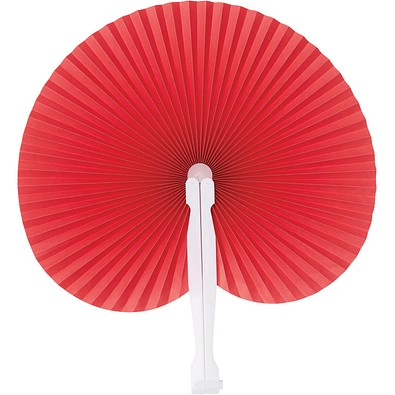 Faltbarer Fächer PEACOCK,rot