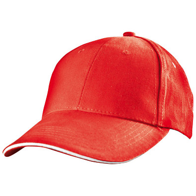 6 Panel Baseballcap San Francisco,rot