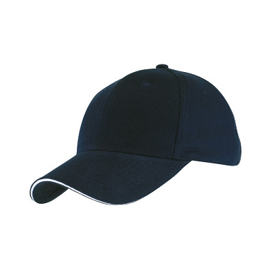 6-Panel-Sandwich-Cap LIBERTY,marineblau