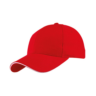 6-Panel-Sandwich-Cap LIBERTY,rot
