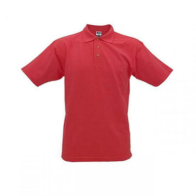 JAMES & NICHOLSON Unisex Poloshirt, rot, S