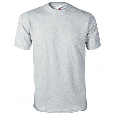 FRUIT OF THE LOOM® Unisex T-Shirt Original T, grau, M
