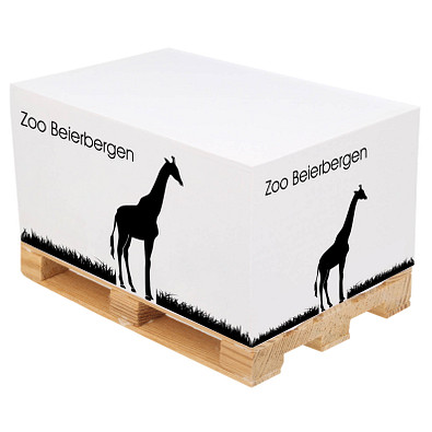 Paletten-Notizquader, Holz