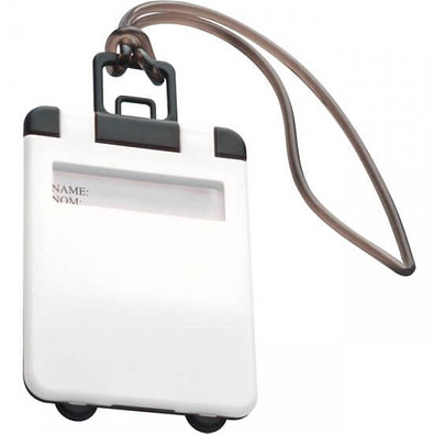 Kofferanhänger, Weiß