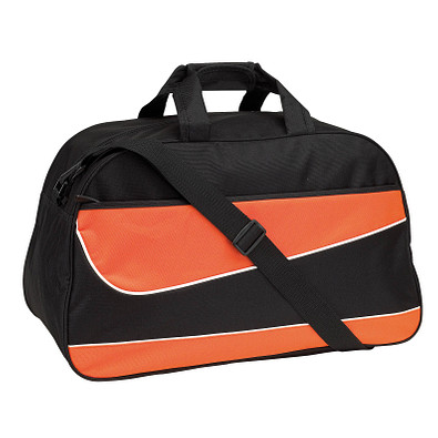 Sporttasche Dennis, Schwarz/Orange