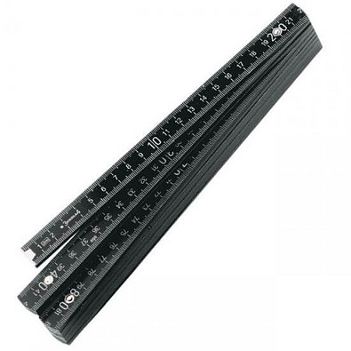 STABILA® Handwerkermaßstab, Serie 707P, schwarz STABILA® Handwerkermaßstab, Serie 707P, schwarz