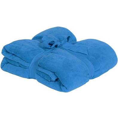 Microfleece-Kuscheldecke, royalblau