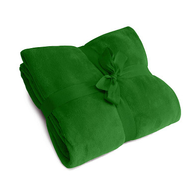 Microfleece-Kuscheldecke, grün