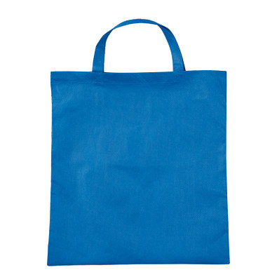 Vliestasche Textile mit kurzen Henkeln, royalblau