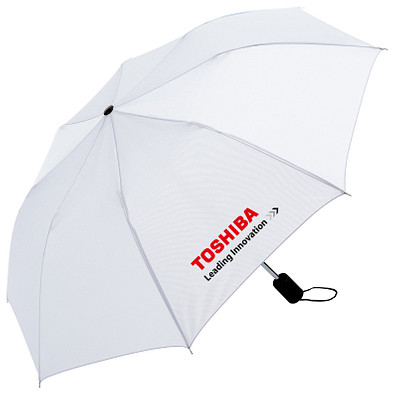 Taschenschirm, weiß