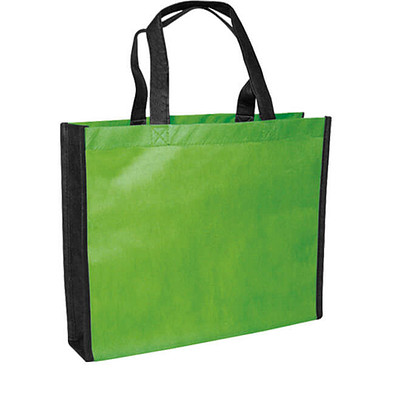 Joytex® Vliestasche Bergen, apfelgrün/schwarz