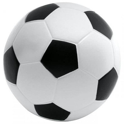 Anti-Stress-Fussball, Schwarz/Weiß