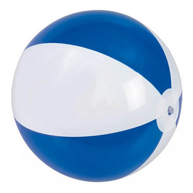 Wasserball, weiß/blau