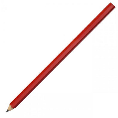 Zimmermannsbleistift, 25cm, rot