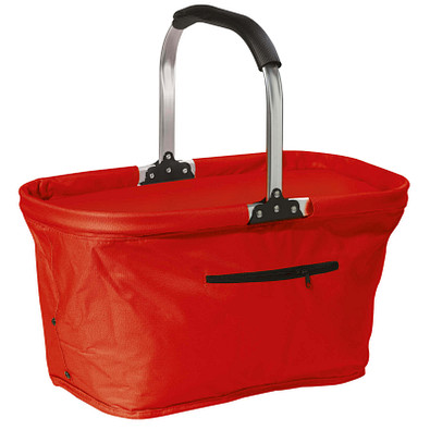 Einkaufskorb Uni, Rot