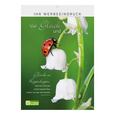 Bildkalender Viel Glück und Erfolg 2027