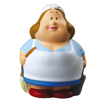 Herr Bert® Anti-Stress-Figuren Putzfee Bert, weiß/blau Herr Bert® Anti-Stress-Figuren Putzfee Bert, weiß/blau