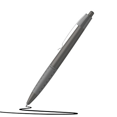 Schneider Druckkugelschreiber Loox, schwarze Mine, anthrazit/metallic