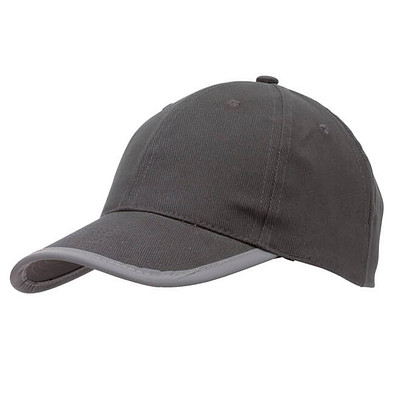6-Panel-Cap Reflect, grau