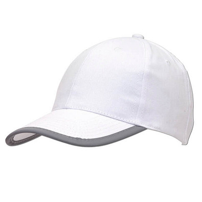 6-Panel-Cap Reflect, weiß