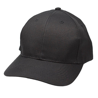 6-Panel-Cap Base, schwarz