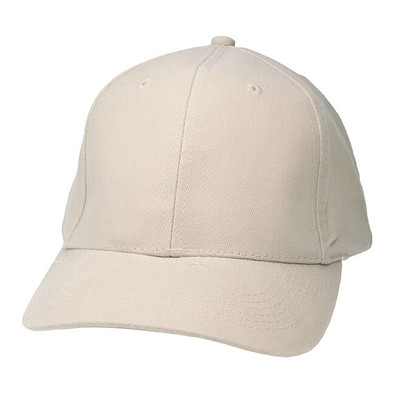 6-Panel-Cap Brushed Heavy, stone