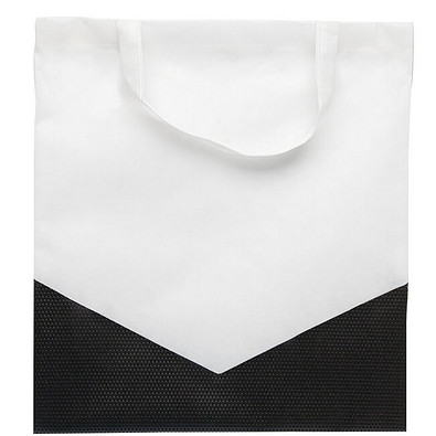 Joytex® Vliestasche Arrow, weiß/schwarz